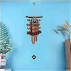 Outdoor Indoor Metal Tube Wind Chime with Copper Bell Large Windchimes for Patio Garden Terrace (Color : Bronze) (Red Copper) - Image 4