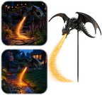 Solar Dragon Fire Garden Light,2027New Gothic Winged Dragon StakeLight 2pcs by Unknown