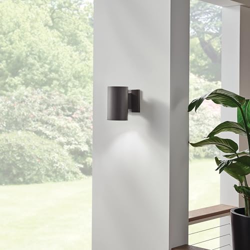 Kichler Outdoor Wall Sconce Light, Architectural Bronze - Image 6