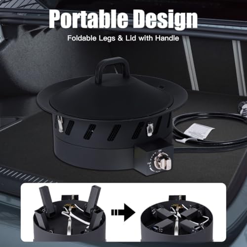 EcoNook 20 inch Portable Propane Fire Pits - Image 5