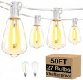 Brightever 50FT LED String Lights 27 Bulbs Outdoor Waterproof Dimmable by Brightever