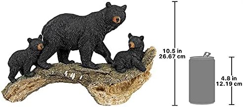 Design Toscano Controlling the Cubs, Mother Black Bear Animal Statue - Image 7