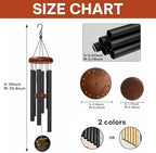 Personalized Anchor Memorial Wind Chime – “Anchors Remind Us That When Life’s Wind Blows and Our Seas Get Rough” Custom Name, Years – Sympathy Gift for Loss of Loved One – Remembrance Windchime - Image 4