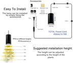 Hanging Grow Lights Full Spectrum Warm White Color, with Timer, Plant Grow lamp with 15FT Power Cord, Height Adjustable Plug-in Pendant Grow Light, Decorative Light for Indoor Plants (White) - Image 3
