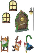 Fairy Door and 3 PCS Climbing Gnomes Bundle by Toromiu