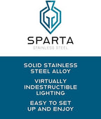 Hinkley Sparta Dash Large 12V Louvered Brick Light, Stainless Steel Black - Image 4