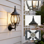 2-Pack Waterproof Aluminum Outdoor Light Fixture Exterior Porch Lights Outdoor Wall Sconces,Anti-Rust Porch Lights for Outside Garage Patio Exterior Lights for House - Image 4