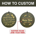 Personalized Sympathy Dragonfly Wind Chimes Memorial Gifts - Image 2