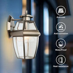 Outdoor Wall Lantern, 12 Inch Waterproof Exterior Light Fixture. - Image 3