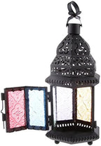 Moroccan Vintage Hanging Garden Tea Candle Holder for Wedding Parties - Handmade Metal Lantern Lamp Decor by Xiaojikuaipao