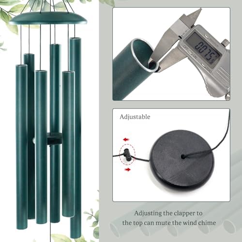 ASTARIN 45in Wind Chimes for Outside,Green - Image 3