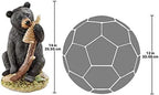 Design Toscano Black Honey the Curious Bear Cub Statue,full color - Image 3