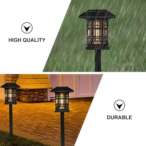 Kichvoe 4 Pack Solar Pathway Light for Lawn and Garden Borders Ip65 - Image 3