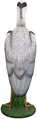 Design Toscano Gray Heron Coastal Bird Statue: Set of Two - Image 5
