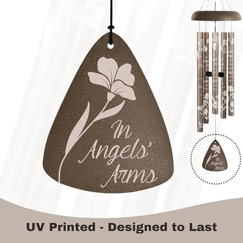 Carson 30" 'Angels' Arms' Memorial Wind Chime to Remember Loved One - Image 5