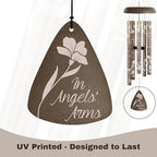 Carson 30" 'Angels' Arms' Memorial Wind Chime to Remember Loved One - Image 5