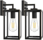 Outdoor Wall Light Fixtures, Outdoor Lights for House, 2-Pack, 12 In, E26 by LightChasers---Since1987