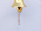 Hampton Nautical BL2021-9B Brass Plated Hanging Harbor Bell 7" - Nautical Decor - Nautical Home Decoration - Image 5