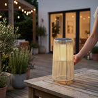 Hyuduo Solar Rattan Lantern (Trapezoid White) - Image 6