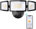 Onforu 55W Smart LED Flood Lights Outdoor, 5500LM, Tunable 2700K-6500K, APP Control, WiFi Alexa Security Lights with Timer & Adjustable 3 Head, IP65 Waterproof for House, Yard, Porch, Garage, Backyard by Onforu