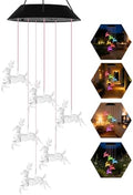 7-Color Light Changing Deer Solar Lights for Outside, Solar Lights by Lapocover