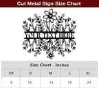 MeMate Custom Name Garden Sign - Metal Flowers Art Decoration, Personalized, 8-24 Inches, Housewarming Gift - Image 7