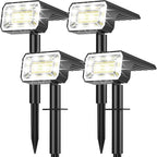 Solar Spot Lights Outdoor, Landscape Spotlights, 4 Pack Cool White by NACINIC