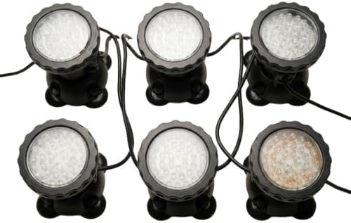 PondScape Submersible LED Pond Lights with Remote Control, 16 Color Changing Underwater Lights for Ponds, Waterfalls, Fountains, Water Features and Aquariums, Adjustable Stands (6 Light Kit) - Image 2