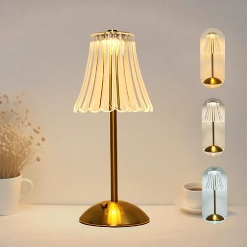 2 Pcs Cordless Rechargeable Table Lamp, Touch Dimming, 3 Color Modes - Image 7