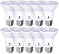 10 Pack PAR20 Outdoor LED Flood Light Bulb 8W 75 Watt Equivalent 500 Lumens Dimmable Waterproof E26 3000K Warm White LED Flood Light Bulbs for Security Led Spotlight Indoor Recessed Light Bulbs by BluexBulbs