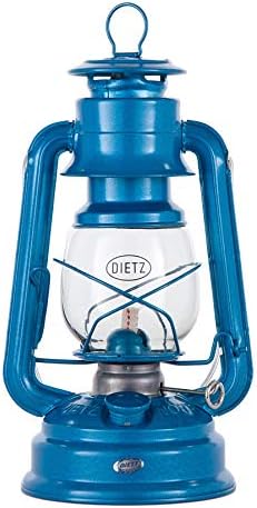 Country Collectible Small Blue Barn Lantern As Used in the Amish Buggy Light. Authentic Lanterns That Have Been Utilized for Decades to Light the Way on the Farms in the Amish Community. This Lantern Fits Perfectly Into the Amish Horse Buggy Carriage L... by Unknown