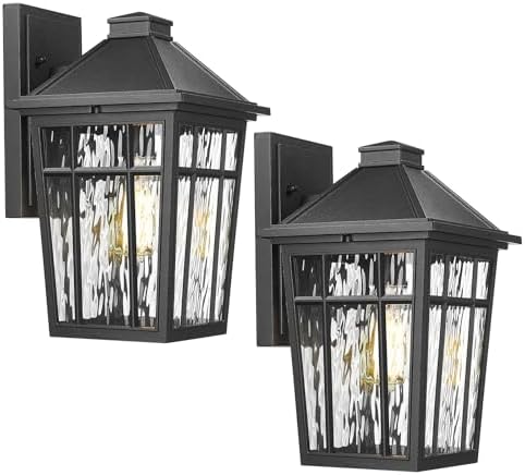 Darkaway 2pcs Outdoor Wall Lights, 14inch Large Exterior Lighting Fixtures by Darkaway