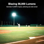 Kekeou 400W LED Stadium Lights 56000LM Arena Field Flood Light 6500K - Image 2