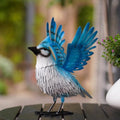 Nacome Jay Metal Garden Statue: Easy Assemble Outdoor Decor by Nacome