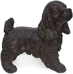 Josie Dog CAST SONE GSTATUE, Outdoor Cocker Spaniel Dog GStatue, Brown, No Assembly Required - Image 6