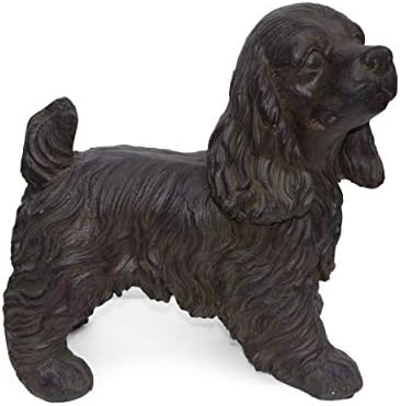 Josie Dog CAST SONE GSTATUE, Outdoor Cocker Spaniel Dog GStatue, Brown, No Assembly Required - Image 6