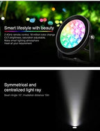LGIDTECH FUTC02 Miboxer 9W RGB+CCT Outdoor LED Garden Spotlight AC 110V 16 Million Colors Changing,Color Temperature Adjustable.Smartphone APP Can't Control Directly - Image 2