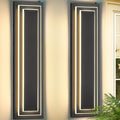 23.6 in Dusk to Dawn Exterior Lighting Fixtures,Outdoor Wall Lights by ZSMAIKU