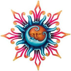Regal Art & Gift Large Metal Sun Wall Decor, Indoor & Outdoor Sunburst Art by REGALARTGIFT