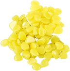 Glow in The Dark Pebbles 200 Pcs Glow in The Dark Garden Pebbles Stones Rocks for Yard and Walkways Decor Fairy DIY Decorative Luminous(Yellow) by Unknown