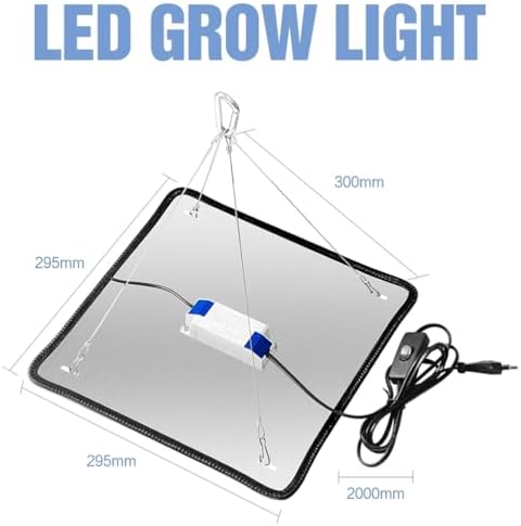 Upgraded 2000W LED Grow Light, Full Spectrum, New-Gen High-Performance Diodes & Enhanced PPFD for Indoor Plants Veg/Bloom, Hanging Growing Lamp in 2x2 Grow Tent,B - Image 6