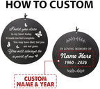 Personalized Butterfly Wind Chimes, in Loving Memory of Dad/Mom, Sympathy Gifts Wind Chime for Loss of Loved Ones, 36inch Deep Tone Wind Chimes for Condolences - Image 6