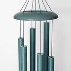Corinthian Bells by Wind River – 74 inch Green Wind Chime for Patio, Backyard, Garden, and Outdoor Decor (Aluminum Chime) Made in the USA - Image 5