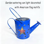 Solar Eagle Garden Lights，Eagle Garden Decor with Solar Watering Can，Solar Powered Waterfall Lights for Garden Yard Path - Image 6