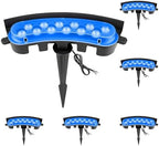 12V Hard Wired Low Voltage Flood Lights Outdoor for Christmas by EZlumify