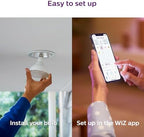 PHILIPS Smart 120W PAR38 Color LED Light Bulb 2-Pack - Connects to Your Wi-Fi - E26 Smart Bulb - Control with Voice or App + Activate with Motion - Matter Compatible - Image 4