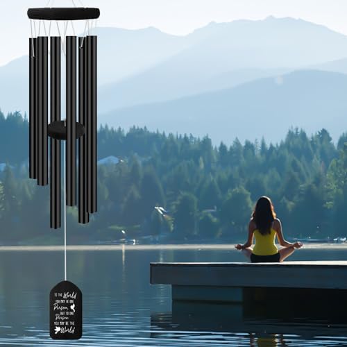 Sympathy Wind Chimes Personalized, Sympathy Gifts Wind Chimes for Loss of Loved One, Commemorative Wind Chime for Condolences/Funeral (26inch) - Image 3