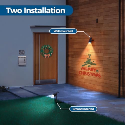 Solar Lights Outdoor Waterproof IP65, Landscape Lights, 2 Pack, Cool White - Image 3