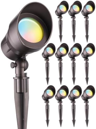 LEONLITE 12-Pack 5CCT 5W 12-24V Low Voltage LED Spotlight Oil Rubbed Bronze by LEONLITE