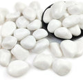 20lbs White Rocks for Landscaping,2-3 Inch Decorative Pebbles for Plants,River Rocks for Backyard,Flower Beds, Indoor Fountains, Paths, Aquarium Vase,Outdoor Garden by SHIZWU